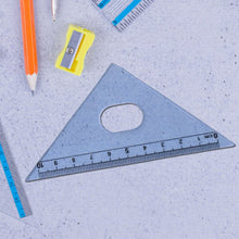Transparent Plastic Set Square Ruler Kit (3 Pc)